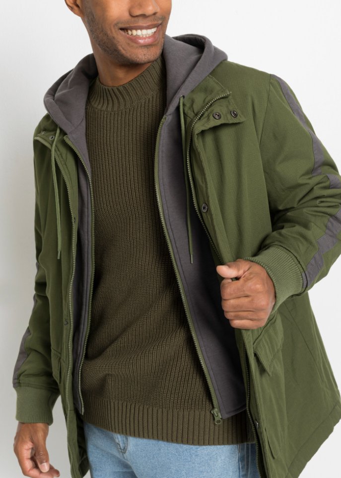 Winterjacke in 2 in1 Optik