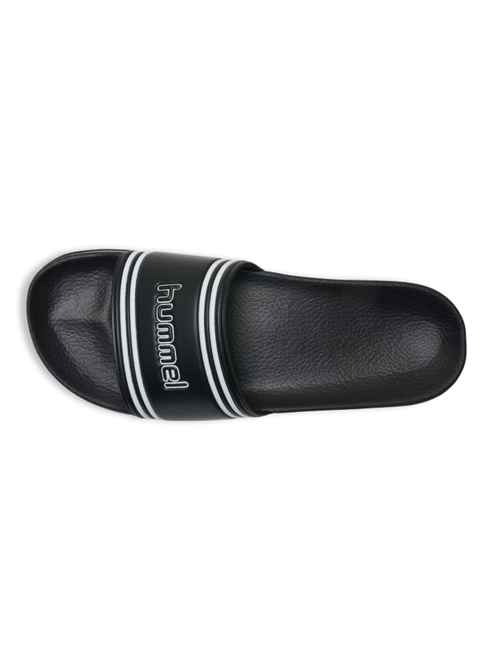 Hummel Hummel Badelatschen Pool Slide Erwachsene in BLACK/WHITE günstig kaufen 38