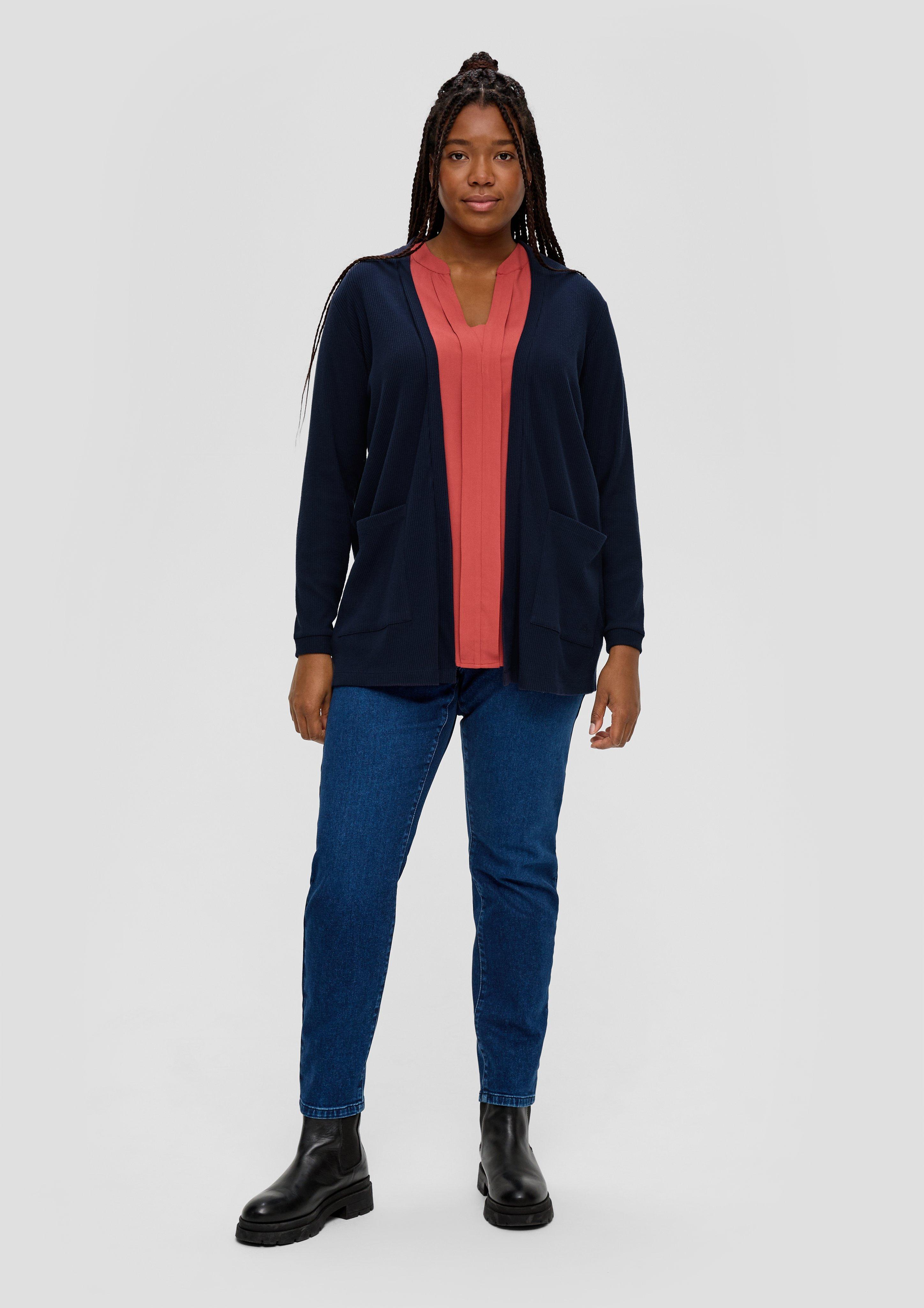 Shirtjacke mit Rippstruktur  2135944-5959