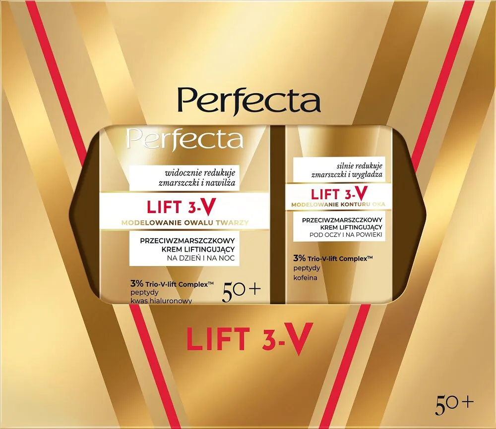 Perfecta V-Lift kozmetički set krema za lifting lica + krema za područje oko očiju