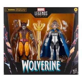 Wolverine 50th Anniversary Marvel Legends Actionfiguren 2er-Pack - Wolverine & Lilandra Neramani