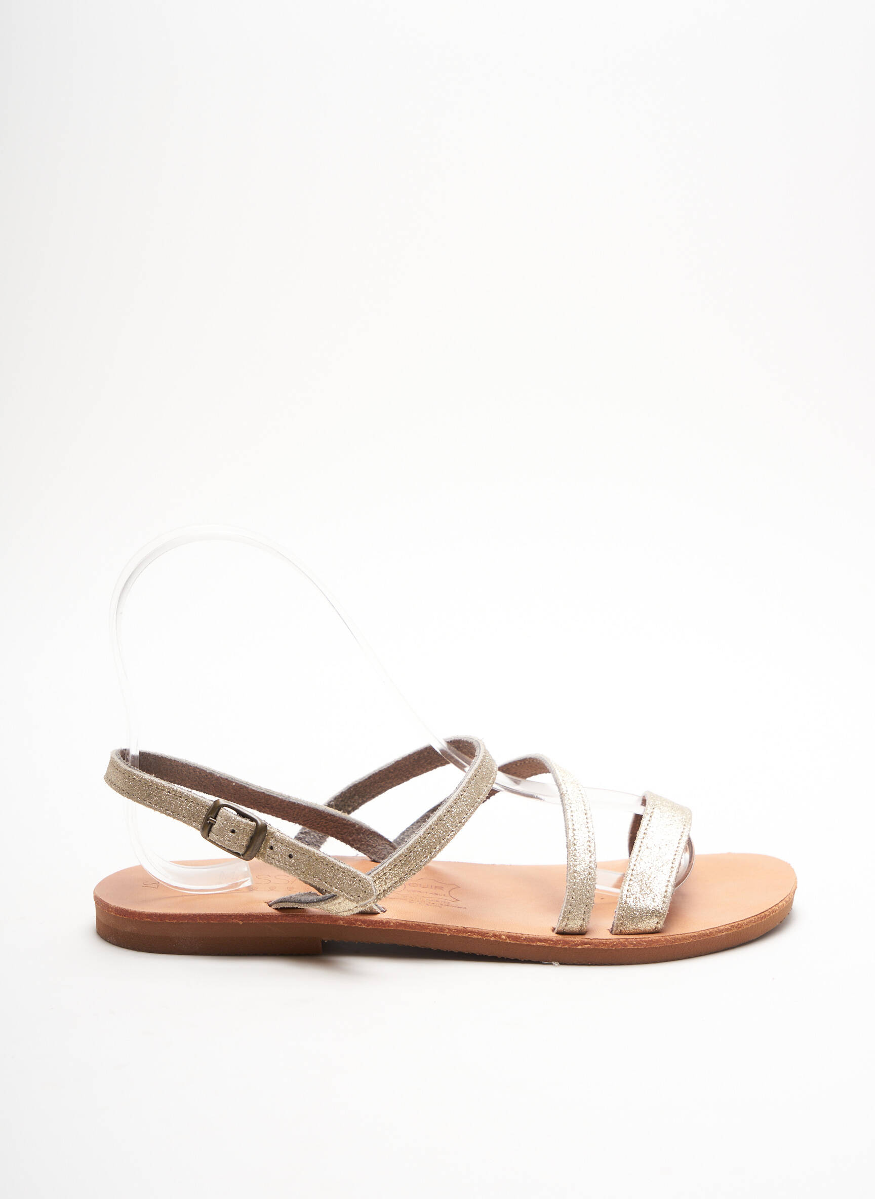 Massalia Sandales Nu Pieds Femme couleur beige