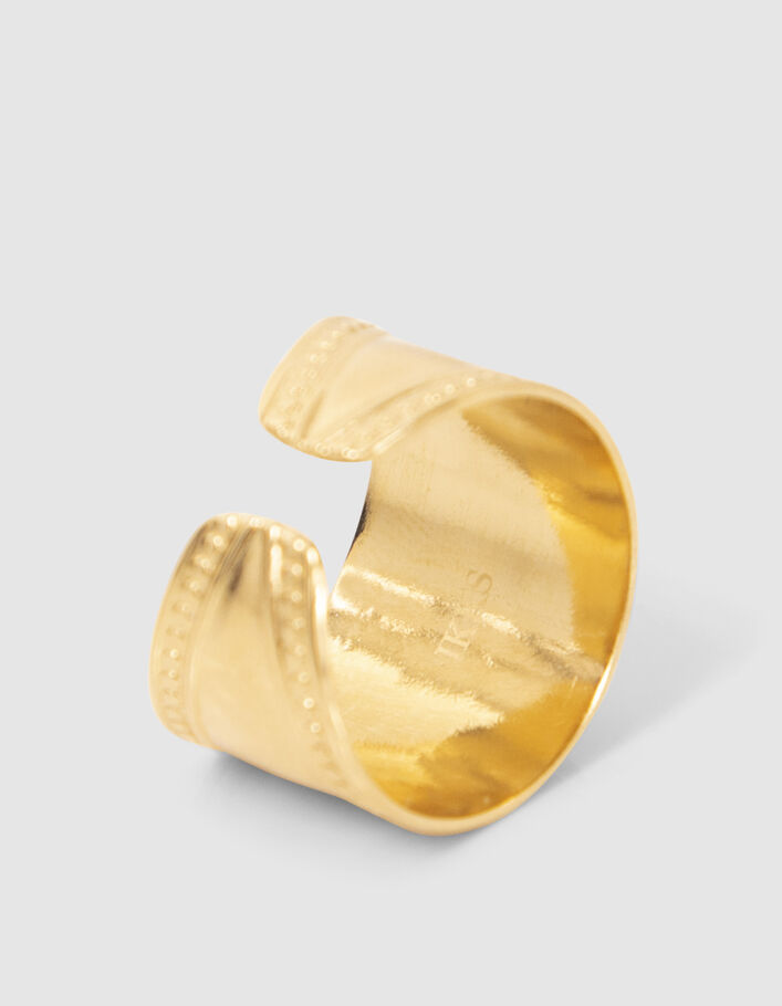 Bague ajustable avec labradorite Femme
