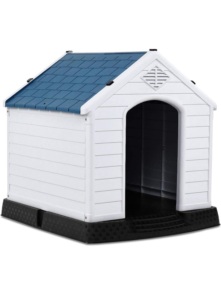 COSTWAY Hundehütten M in Weiß günstig kaufen onesize