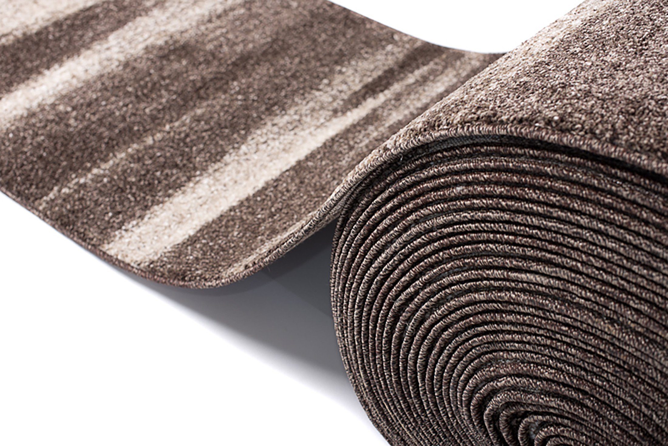 Läufer Läufer Flurläufer Modern für Vorzimmer, Küche - Braun, Mazovia, 60 x 100 cm, Kurzflor, Meterware, Höhe 10 mm, Kurzflor - niedrige Florhöhe