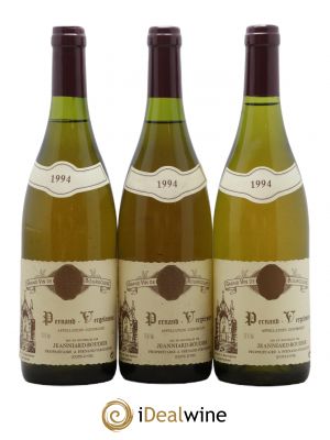 Pernand-Vergelesses Domaine Jeanniard Boudier 1994 - Lot de 3 Bouteilles
