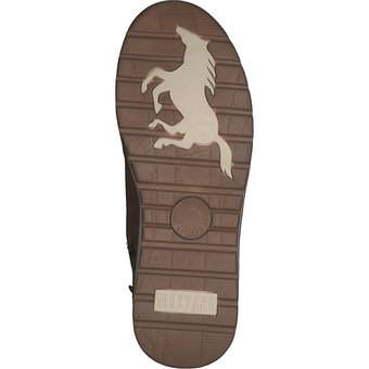 Mustang Schnür Boots in braun