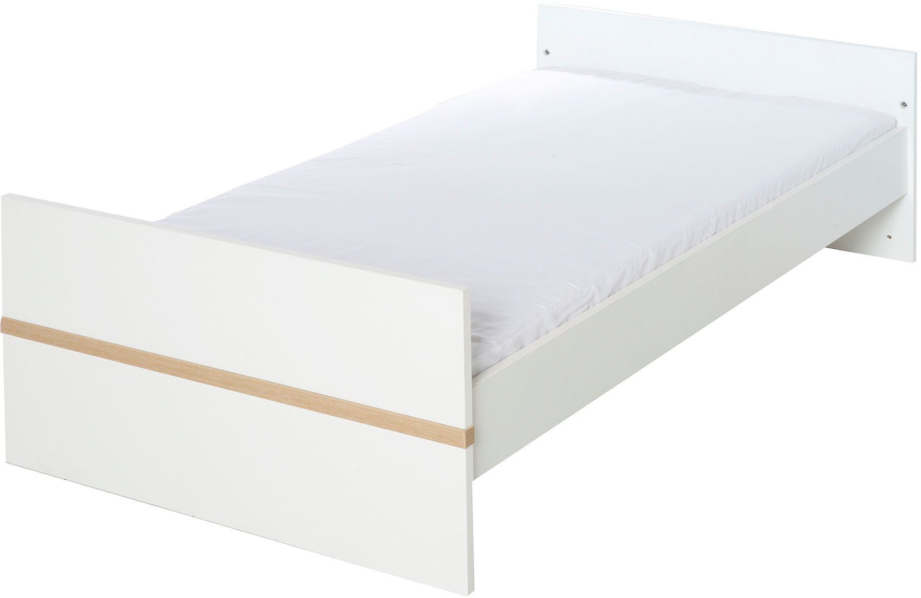 roba® Babyzimmer-Komplettset Pia, (Set, 3-St., Kinderbett, Schrank, Wickelkommode), breit; mit Kinderbett, Schrank und Wickelkommode