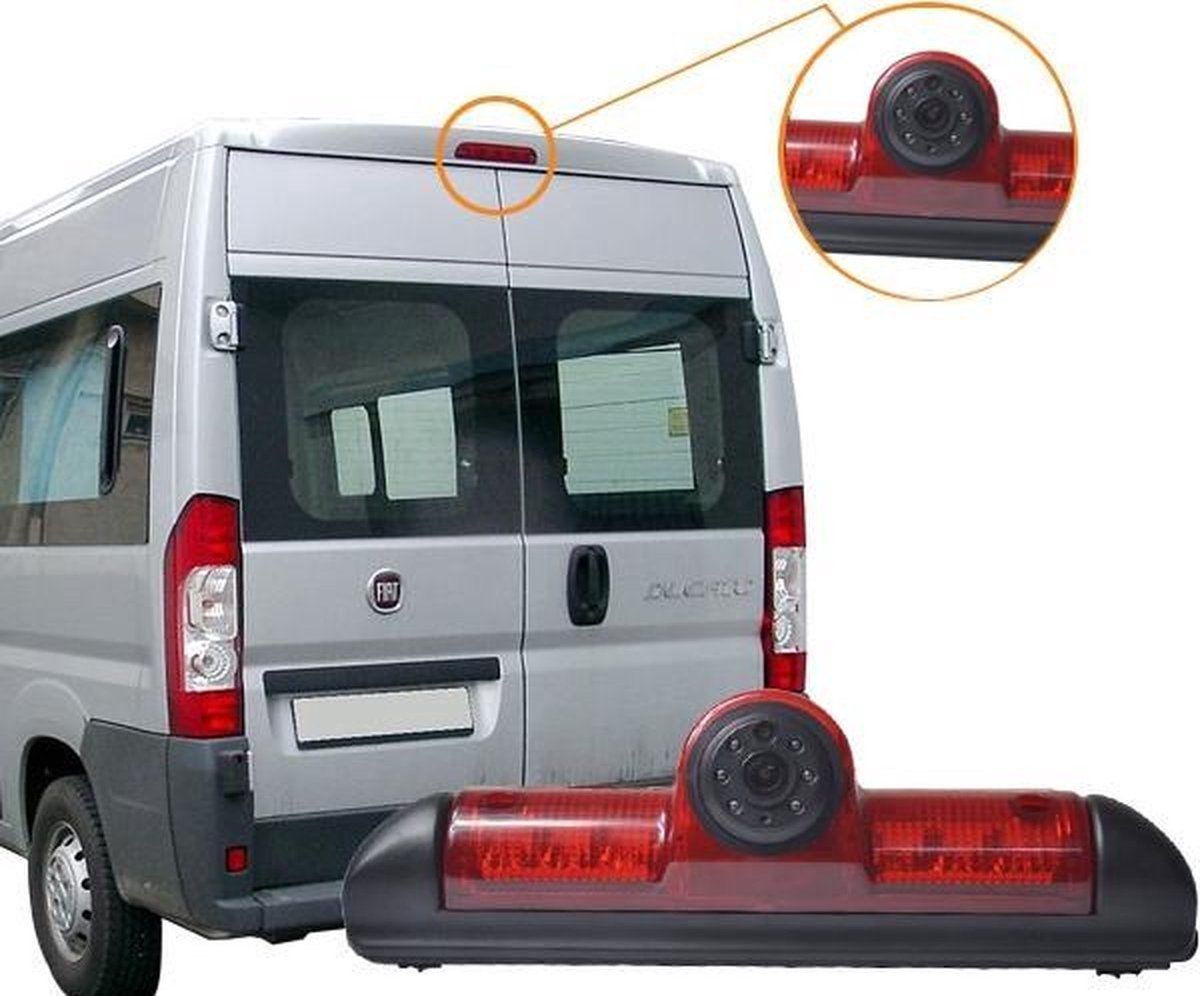 BergGPS Fiat Ducato Wireless Dritte Bremsleuchte Rückfahrkamera