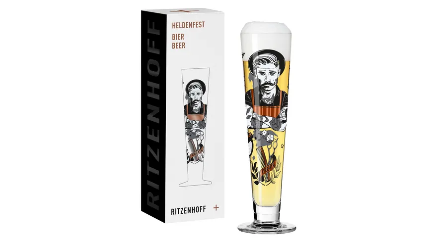 RITZENHOFF Bierglas Heldenfest #9 W. Bohr H22
