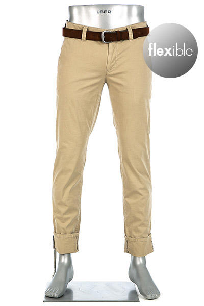 Alberto Bike, Chino Bike, Regular Fit, Baumwolle T400®, beige