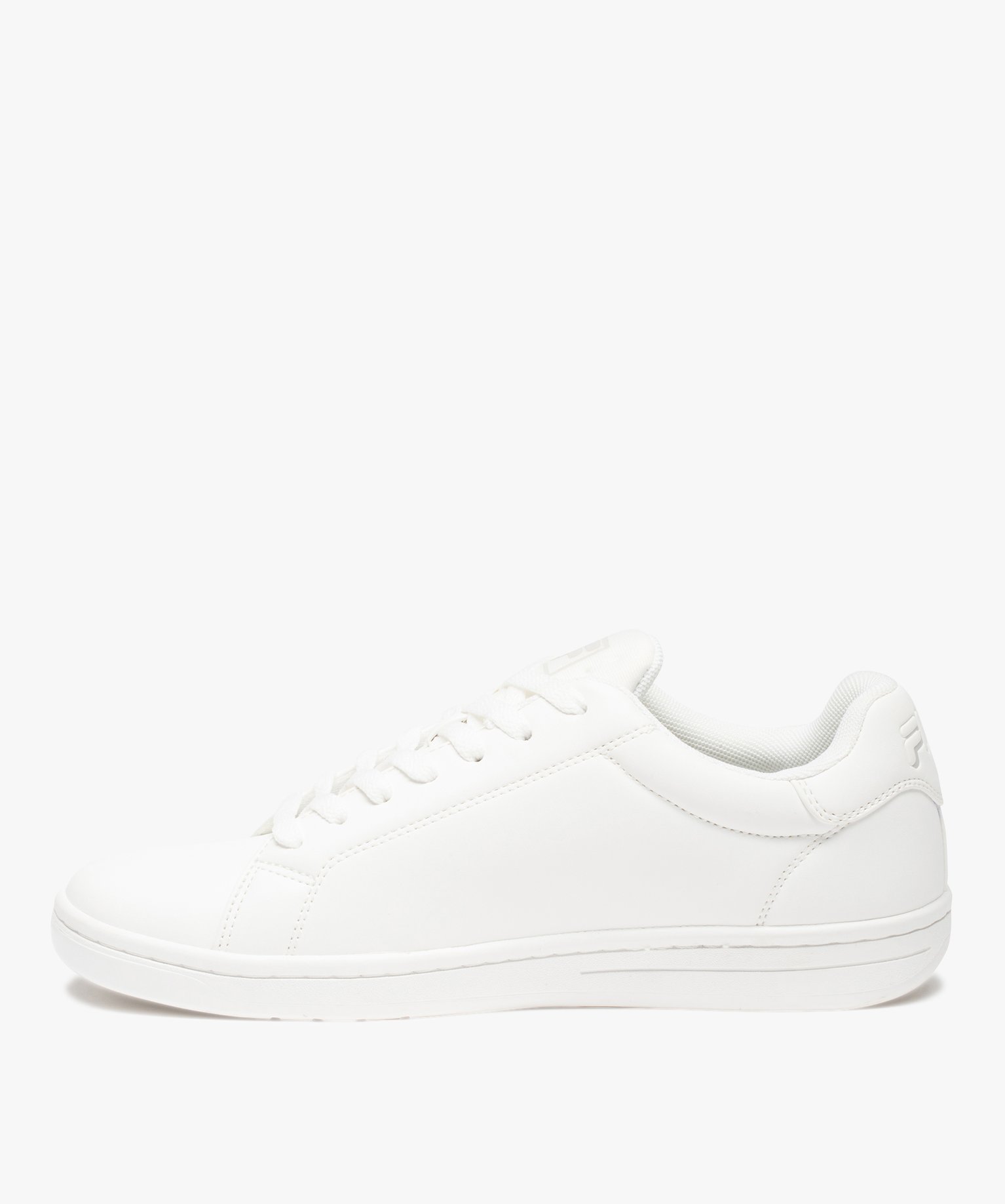 Baskets homme unies à lacets – Fila Cross Court blanc | GEMO