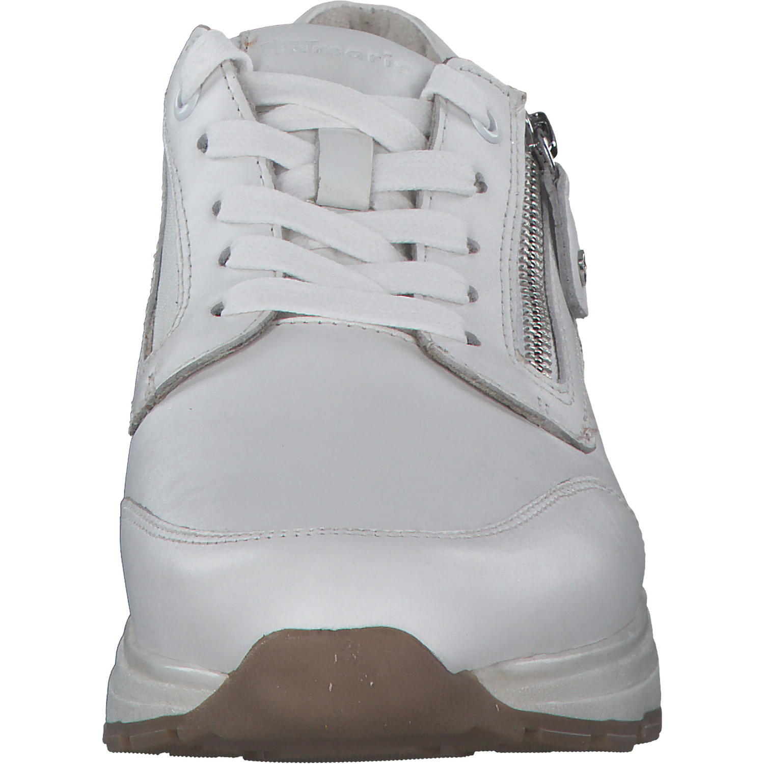 Jana Shoes 83711, Schnürschuhe, Damen, white