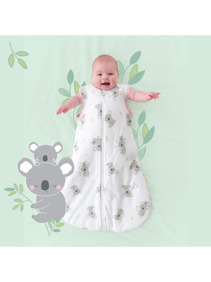 Schlummersack Babyschlafsack, 2.5 TOG in Rosa-Weiß günstig kaufen