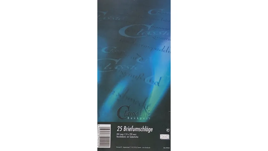 ClassicLINE Briefumschlag Bankpost DL mit Futter