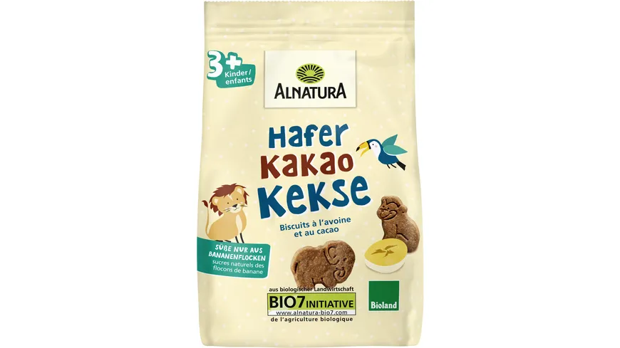 Alnatura Bio Bioland-Hafer-Kakao-Kekse 125 g