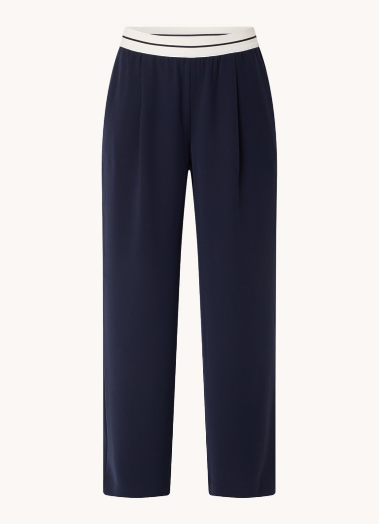 Reiss Abigail high-waist wide-fit trousers with side pockets