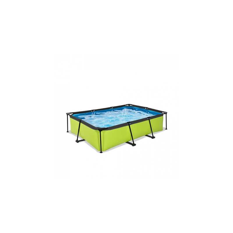 Piscine 300x200x65cm avec pompe filtrante Lime vert