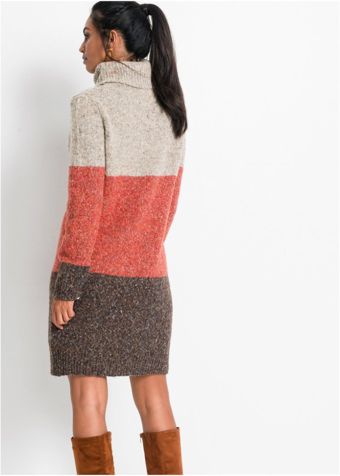 Strickkleid mit Rollkragen