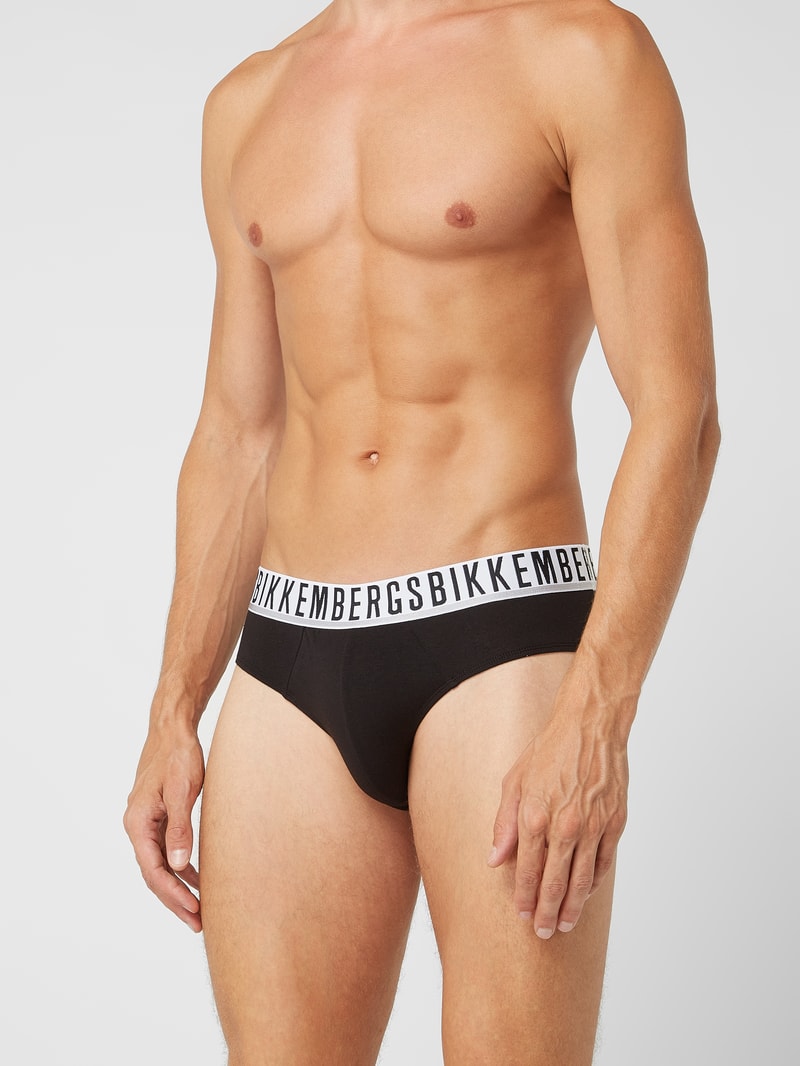 Slip im 2er-Pack in schwarz