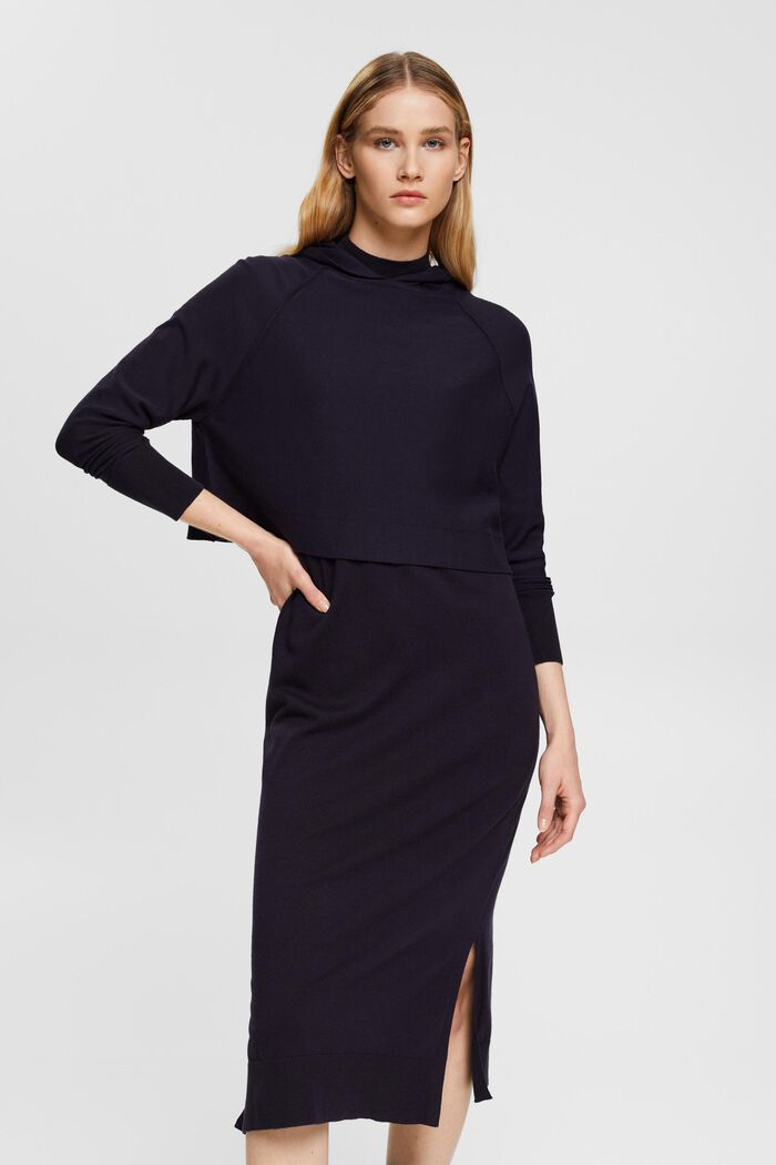 Strickkleid in Midilänge