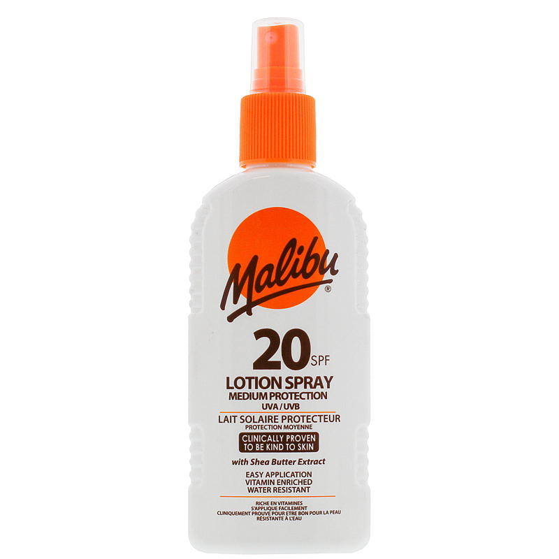 Sun lotion spray 200 ml SPF20 Malibu