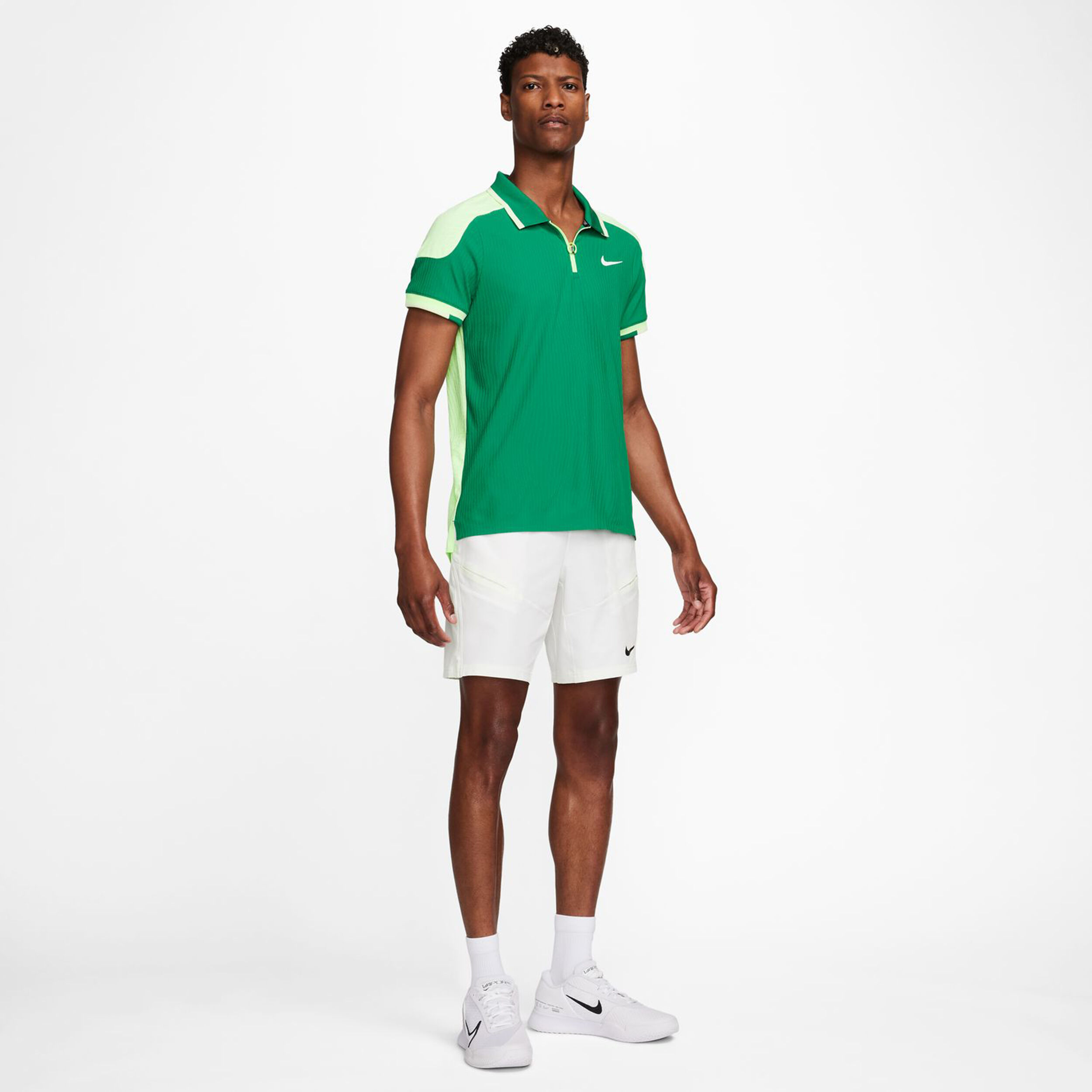 Court Dri-Fit Advantage Slam ULT Polo Herren - Grün, Neongrün
