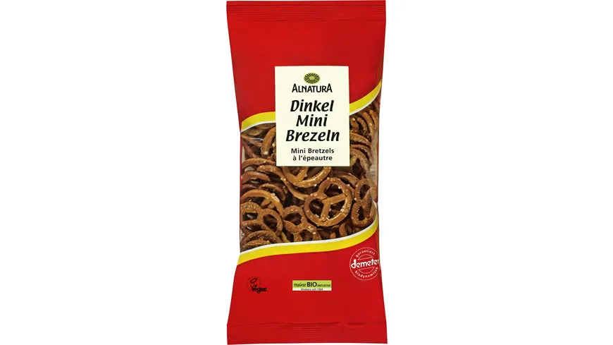 Alnatura Bio Dinkelbrezeln, Mini 75 g