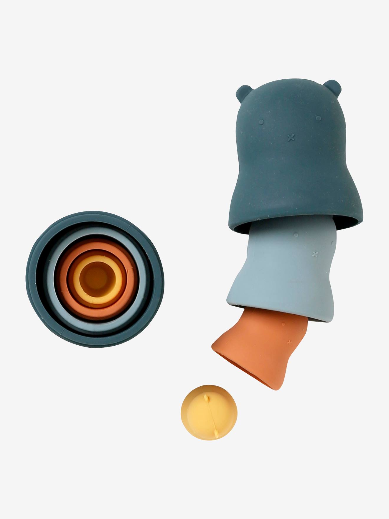 Boites gigognes Ours en silicone multicolor