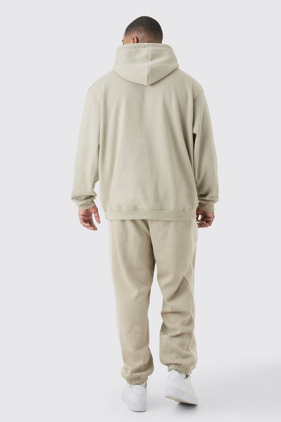 Plus Oversize Colorblock Trainingsanzug
