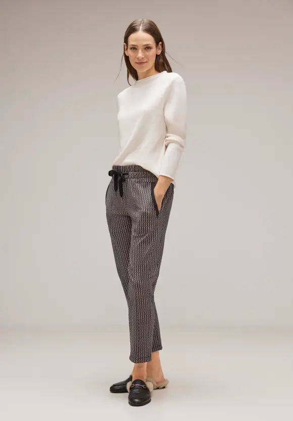 Street One Loose Fit Scuba Joggpants