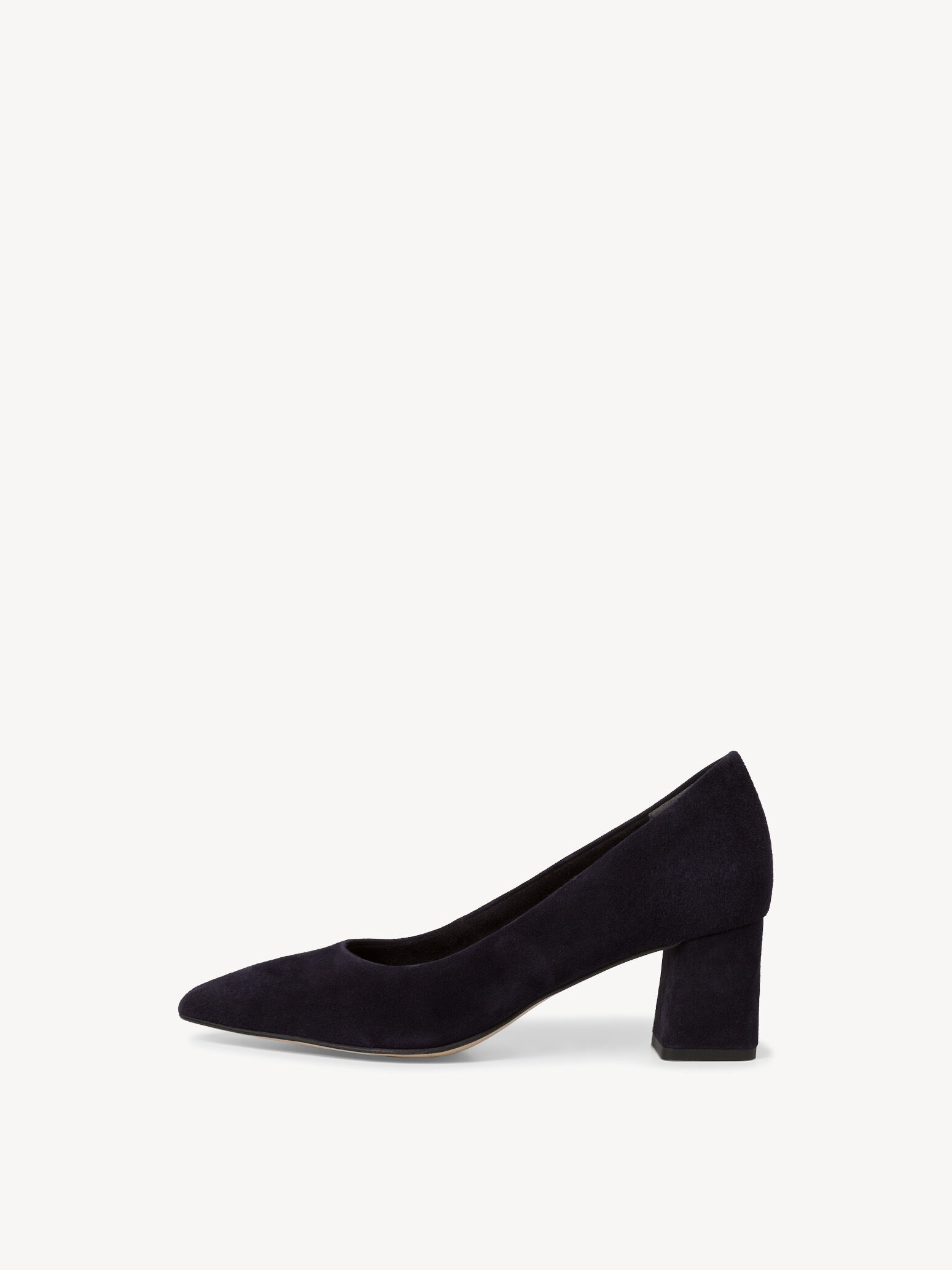 Escarpin en cuir - bleu