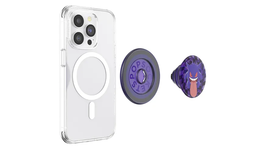 PopGrip Premium  für MagSafe rund - ausziehbarer Handy-Griff Handyhalter -  GITD Ghost Gengar