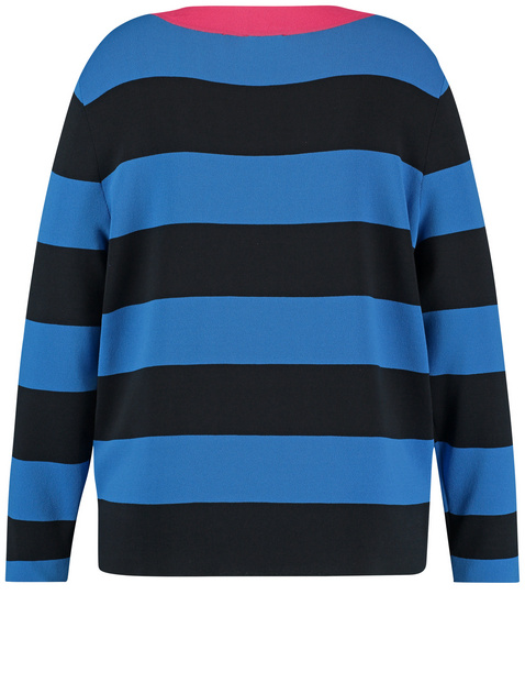 Pullover mit Blockstreifen