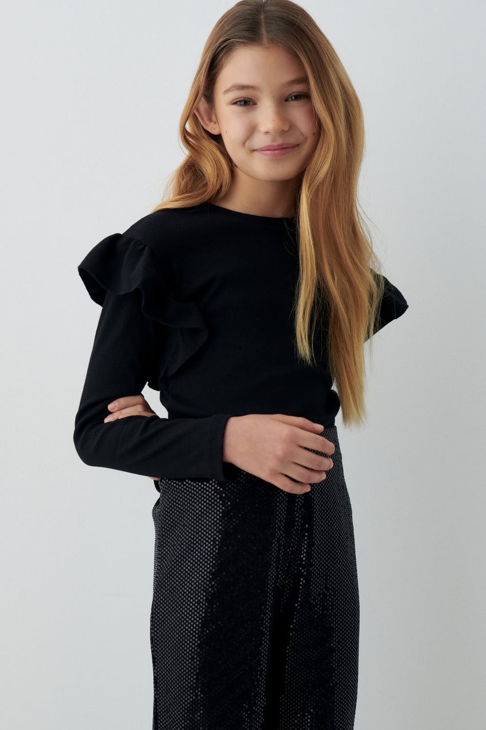 Y cute long sleeve top top