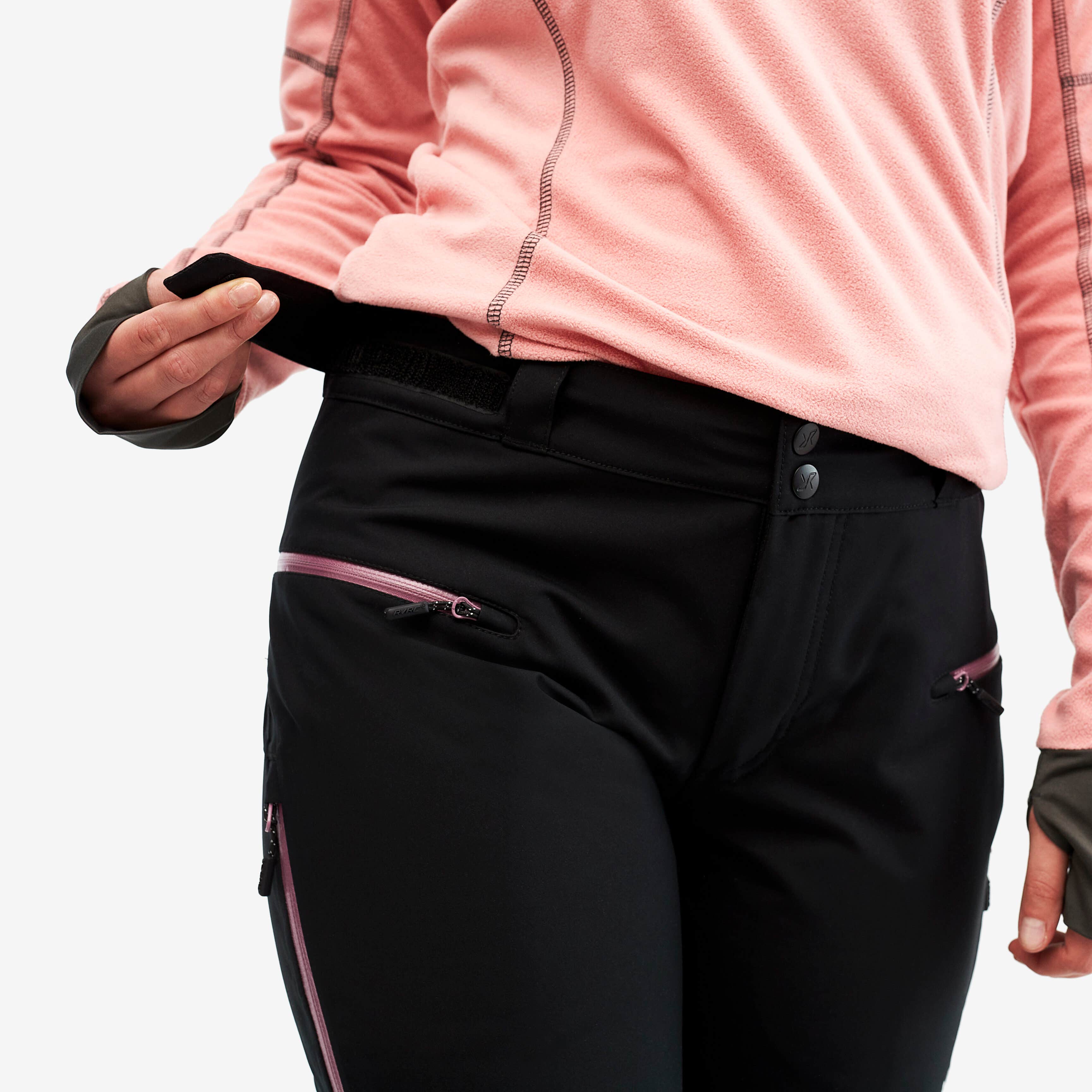 Silence Proshell Pants Femme Black/Rose