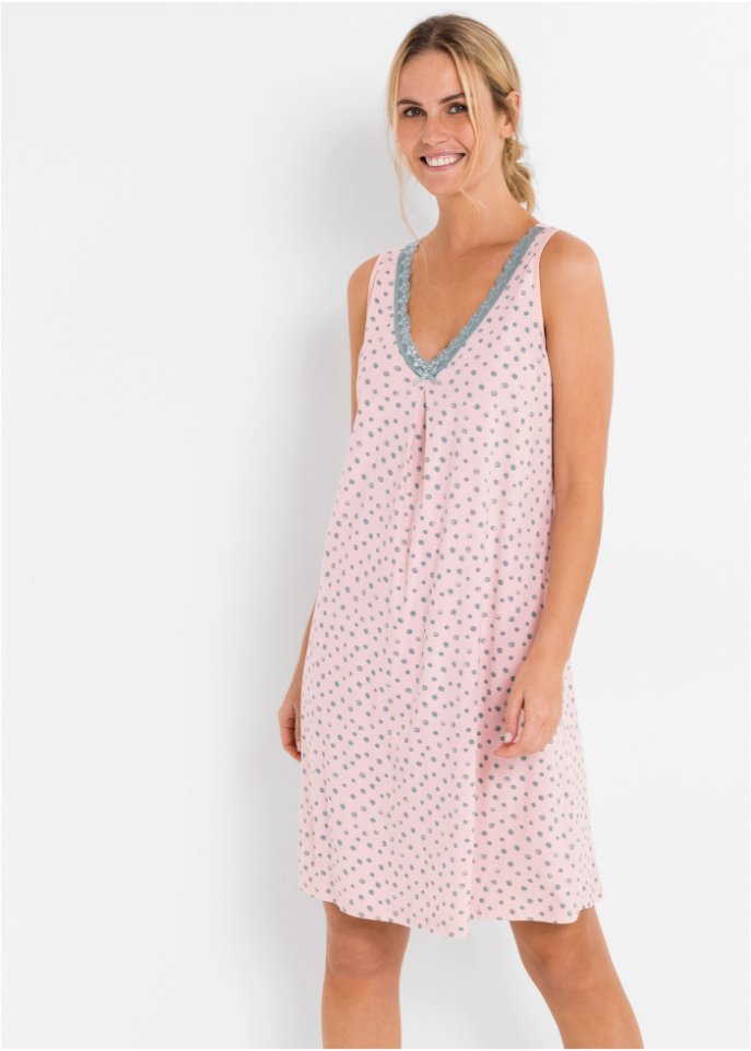 Nachtkleid mit LENZING™ ECOVERO™