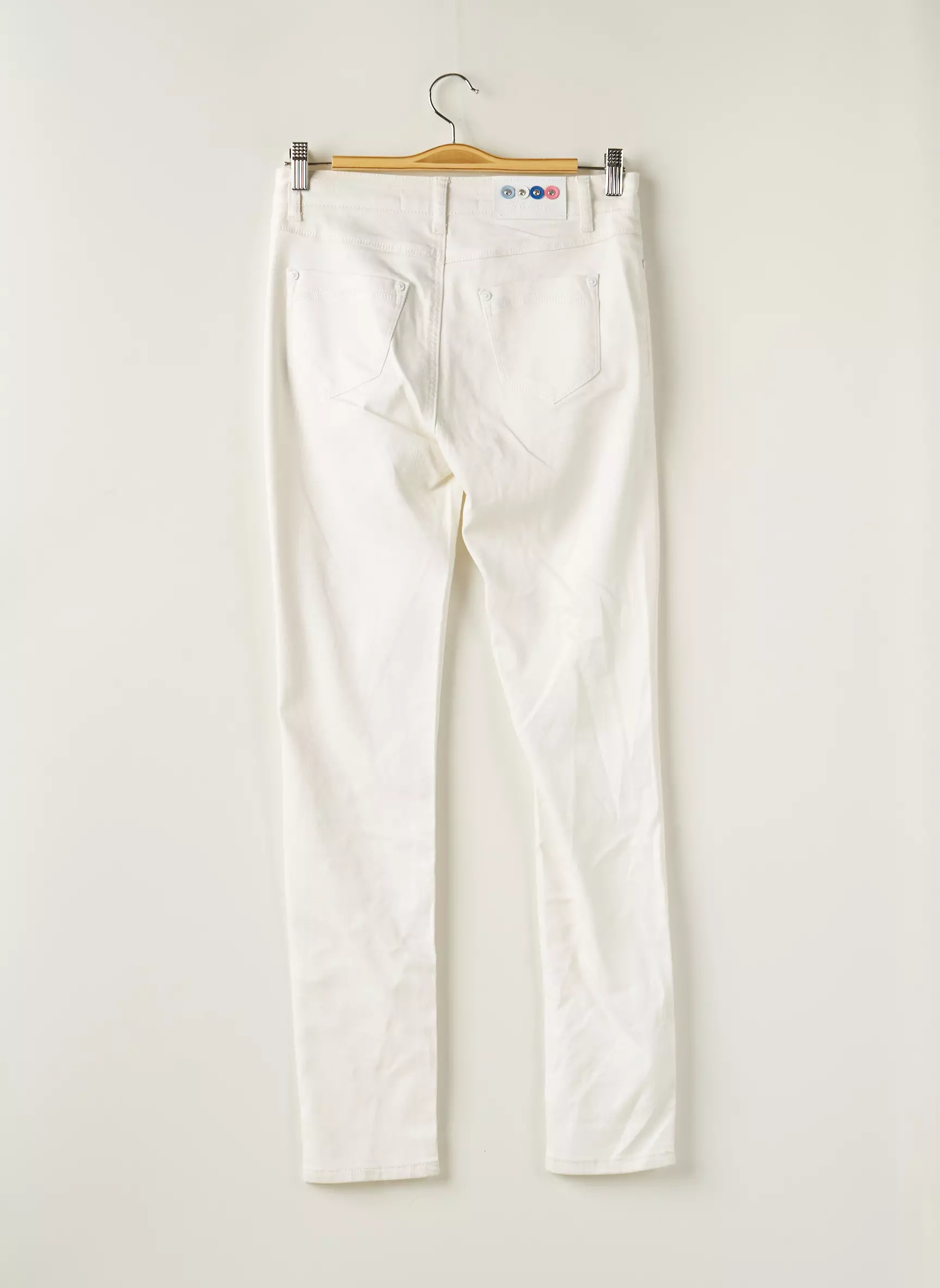 Ky Creation Pantalons Slim Femme couleur beige