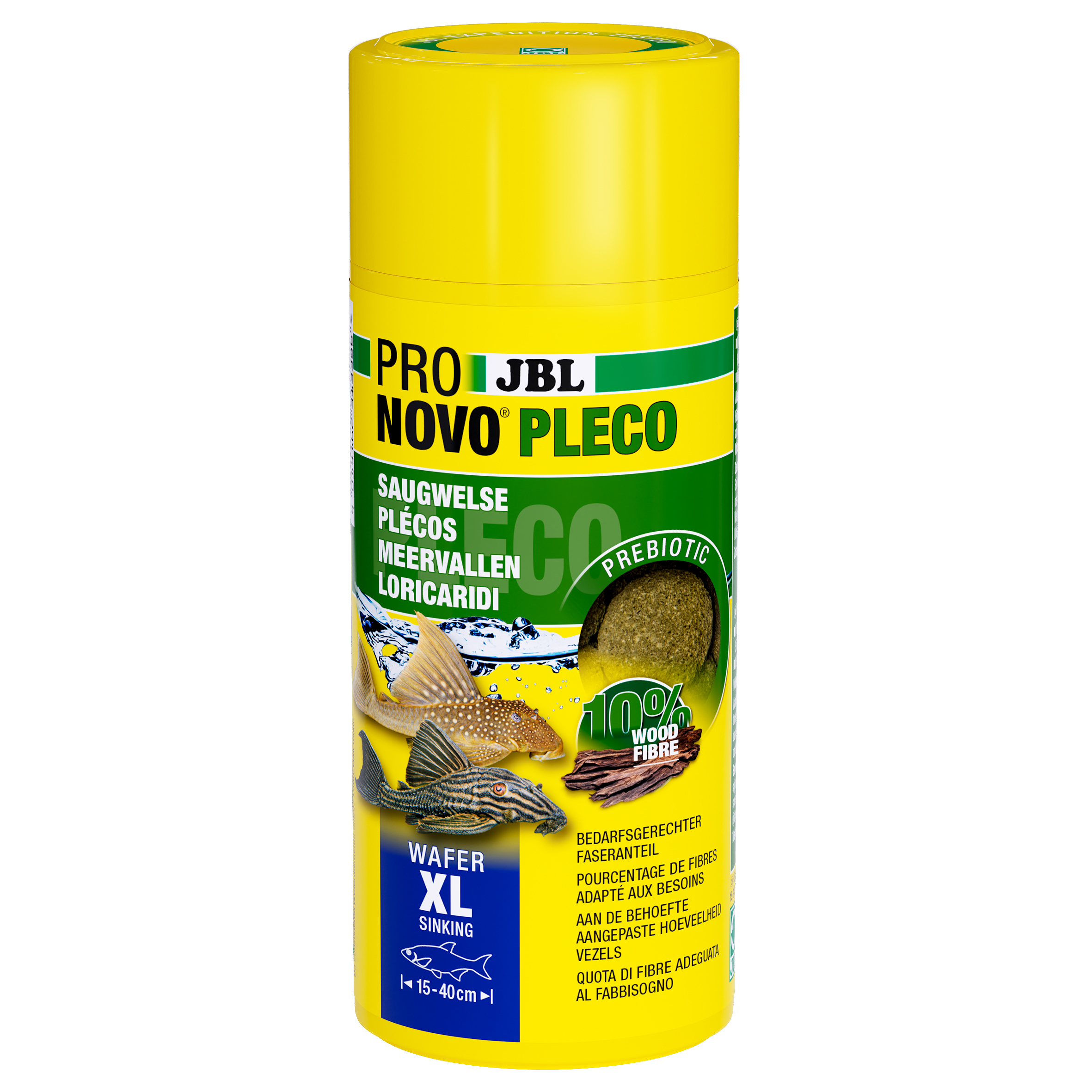 JBL Hauptfutter JBL PRONOVO PLECO WAFER Futtertabletten für herbivore Saugwelse XL 250 ml