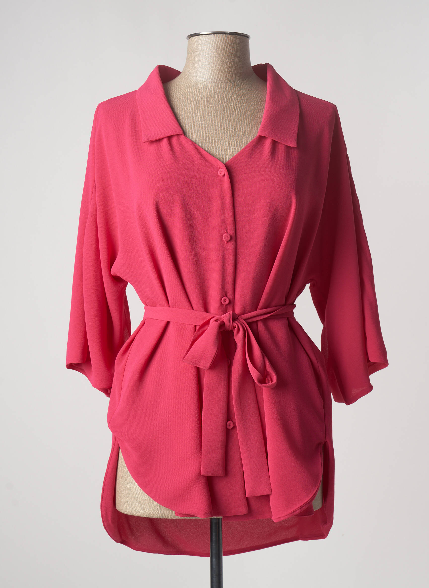 Spg Woman Tuniquemanchelongue Femme couleur rouge
