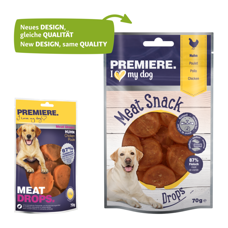 PREMIERE Snacks PREMIERE Meat Drops 6x70g Huhn