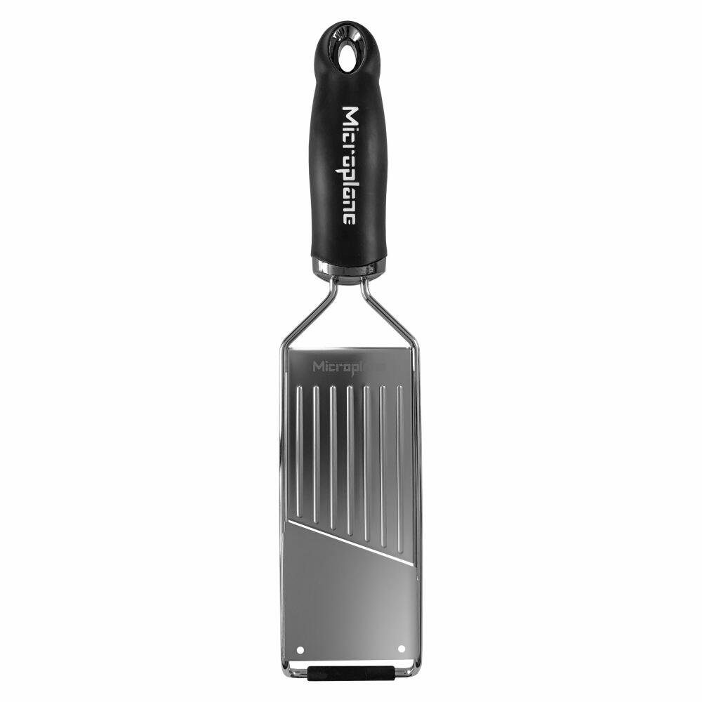 Microplane Gemüsehobel Gourmet Profi, Edelstahl, Kunststoff, Gummi
