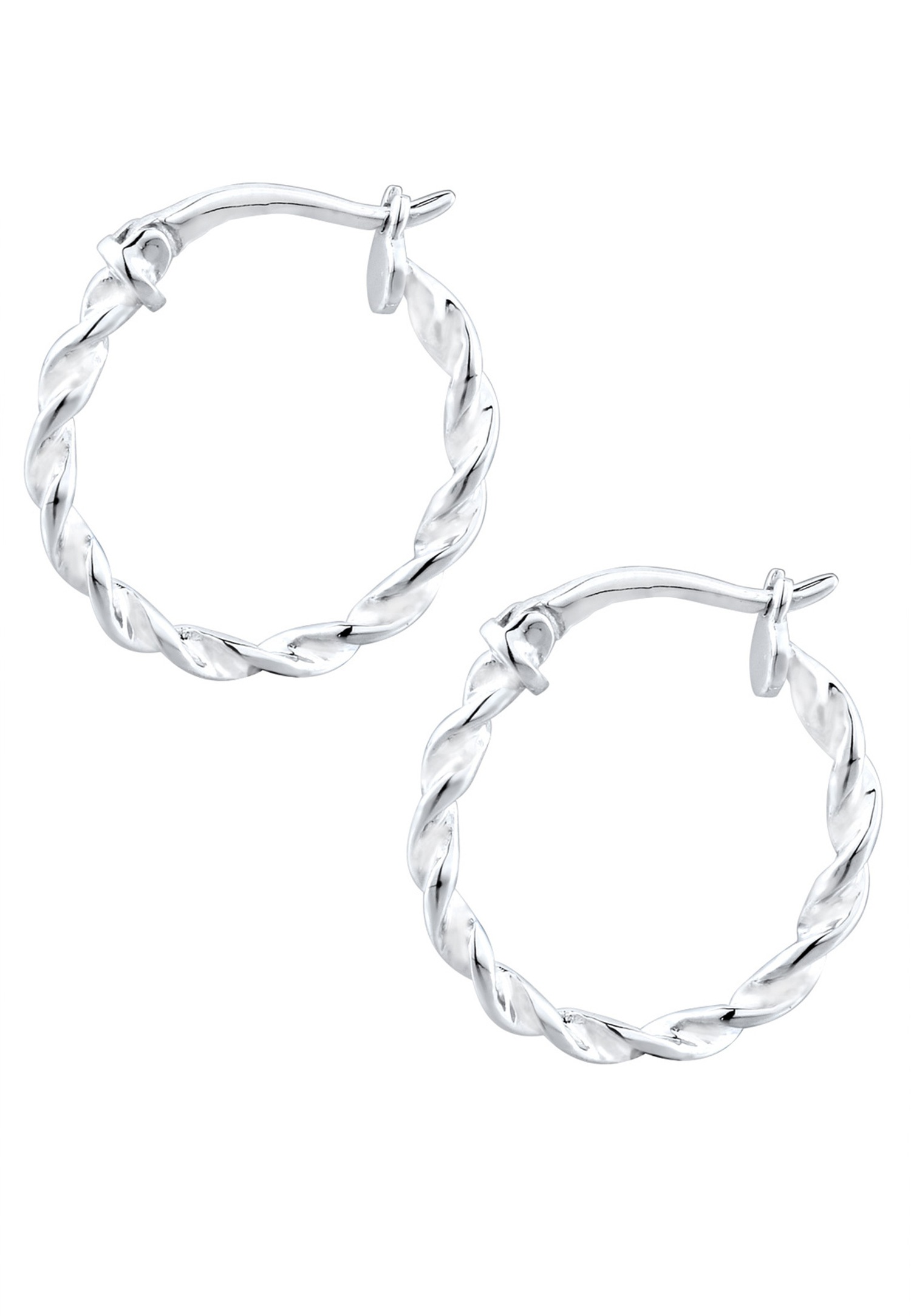 Pendientes de aro para mujer Elli Monter en Flèche (plata 925/1000)