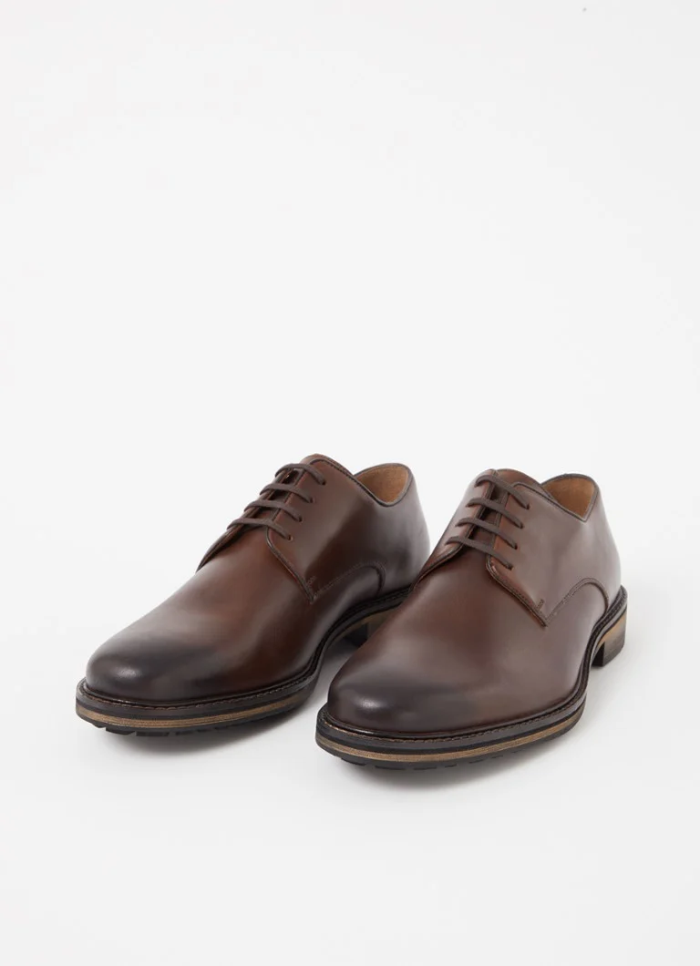 Skórzane, sznurowane buty Barrett marki Dune London
