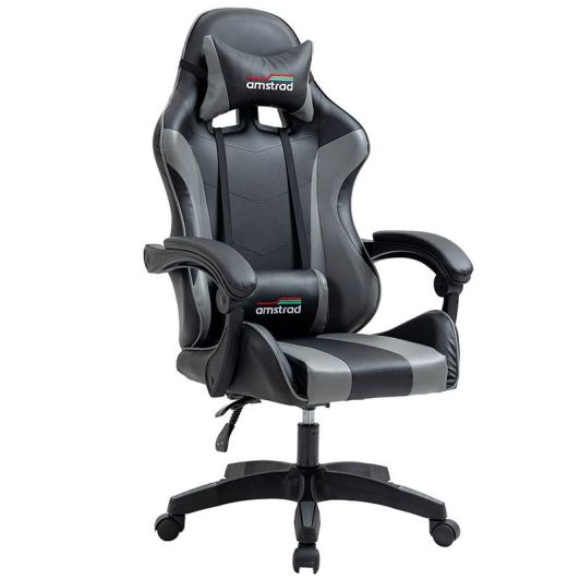 Scaun de gaming Amstrad AMS 800, negru