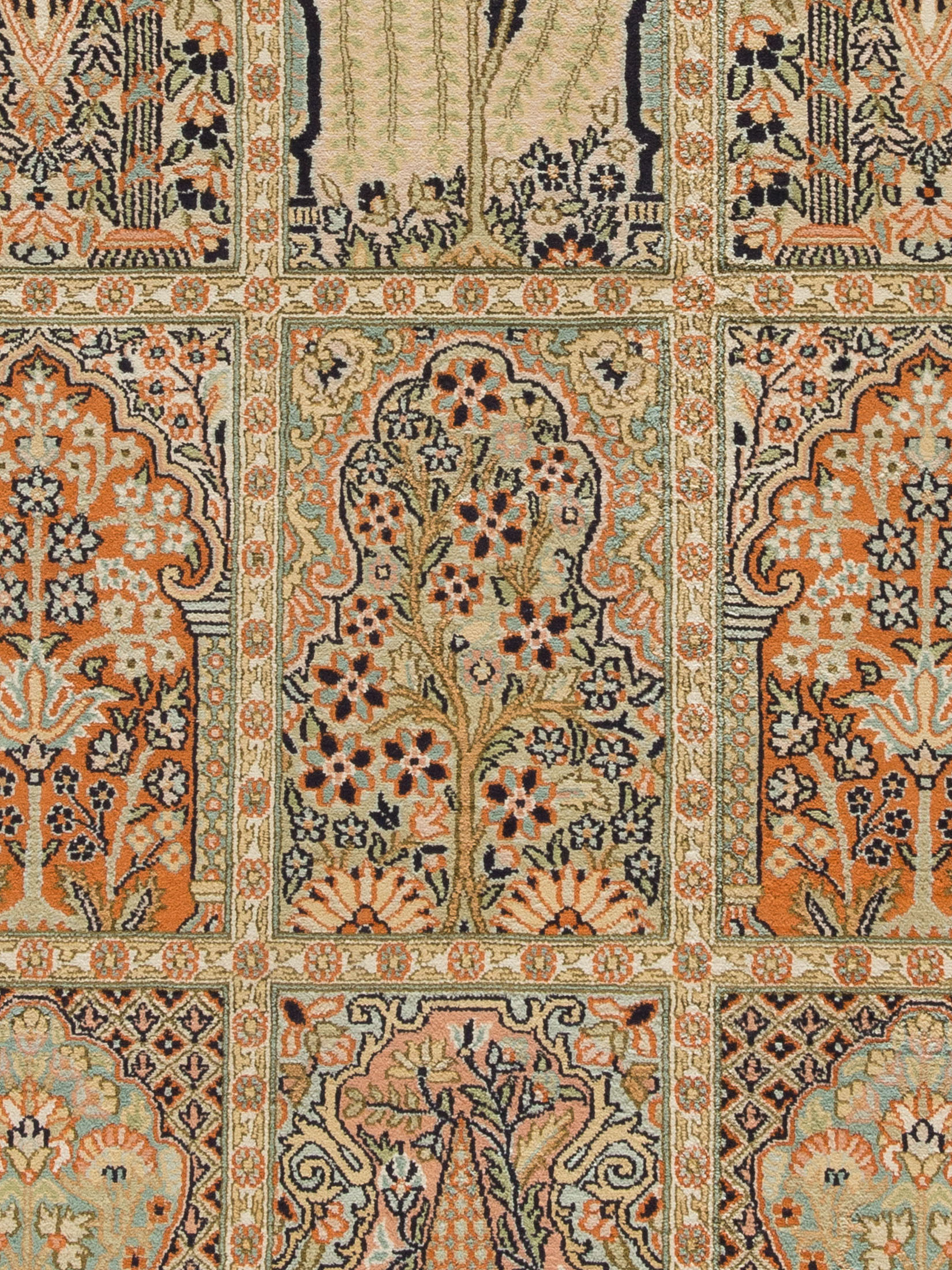 Kaschmir Seide 18/18 ca. 162 x 217 cm, Unikat / Einzelstück