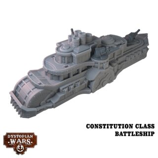 Dystopian Wars: Constitution Battlefleet Set