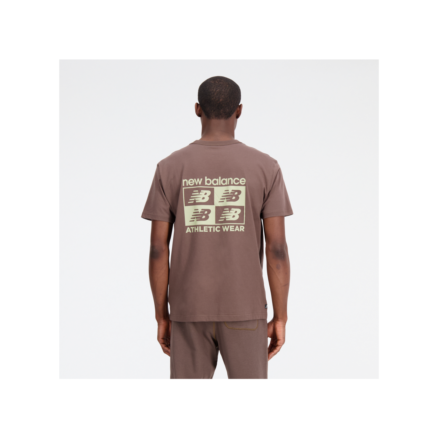 New Balance Essentials Graphic T-Shirt Braun
