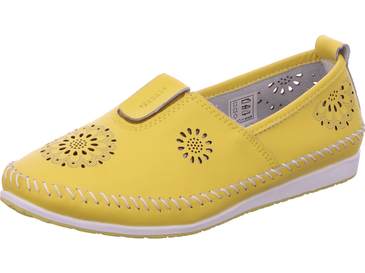 DIVERSE Sportliche Slipper gelb