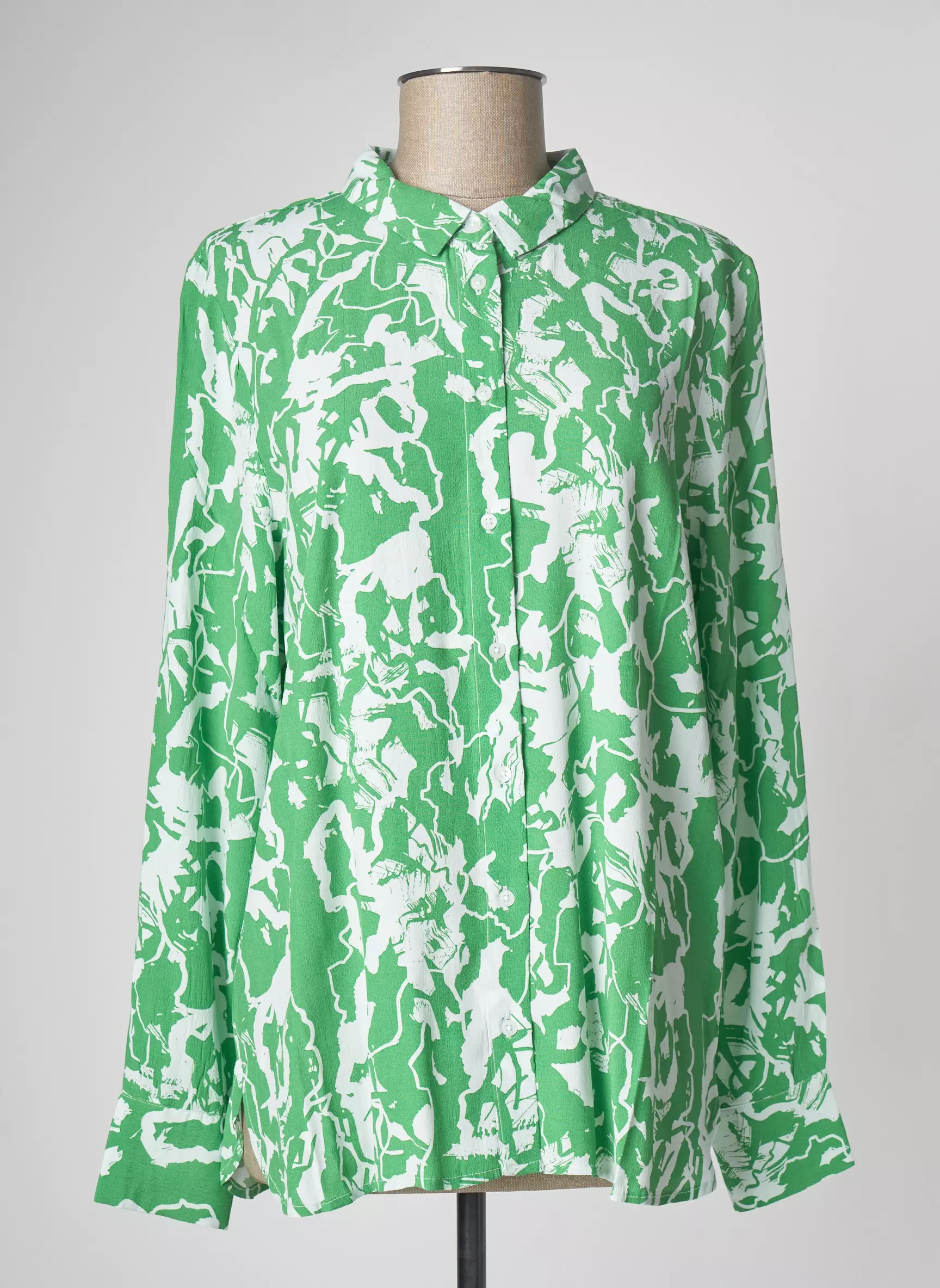 Ichi Chemisiers Femme couleur vert